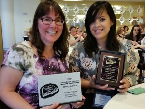 Received the award along with my fabulous editor Giselle Regus at the award ceremony in NYC