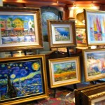 scene from art auction