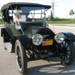 antique car Becki inherited from her grandparents